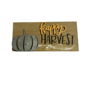 Halloween and Harvest Home Wood Decor